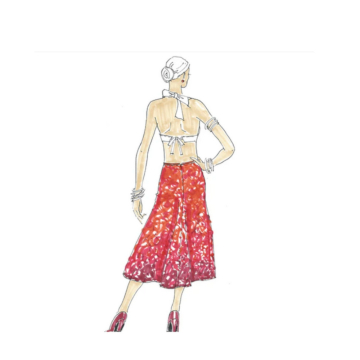 E-Book Schnittmuster Berlin Skirt Frederike, german