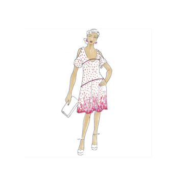 E-Book Schnittmuster Berlin Damen Sommerkleid Finola