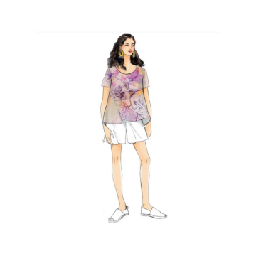 E-book Schnittmuster Berlin Dames T-Shirt Käthe, Duits