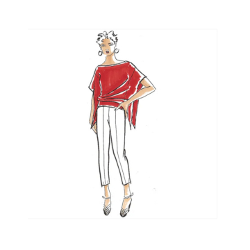 E-book Schnittmuster Berlin T-Shirt Antonia, Duits
