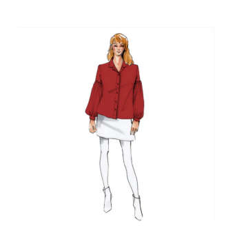 E-book Schnittmuster Berlin Blouse Adelaide, Duits