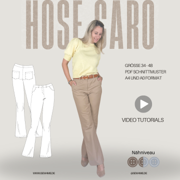 E-book Sew4Me Dames Broek Caro, Duits