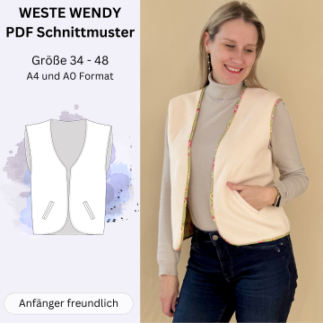 E-Book Sew4Me Damenweste Wendy
