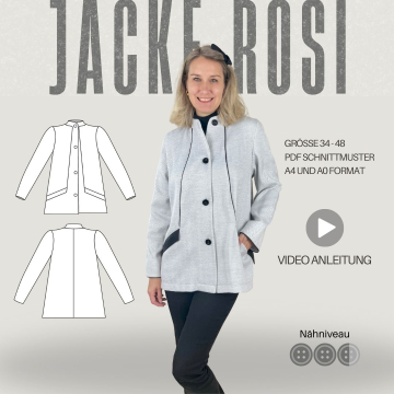 E-Book Sew4Me Ladies Jacket Rosi, german
