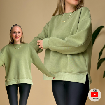 E-book Sewingmachina Oversize Pullover Anton, Duits en Engels