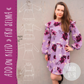 E-Book Snygges Add on Kleid zum Hoodie Fru Selma
