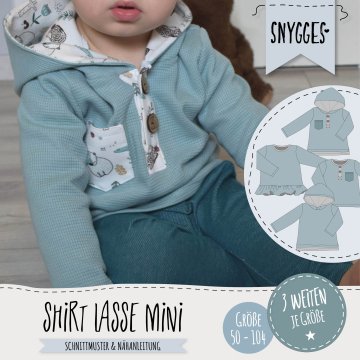 Ebook patron sweat-shirt enfant Lasse Mini Snygges, en allemand