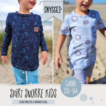 Ebook patron t-shirt enfant Snorre Kids Snygges, en allemand