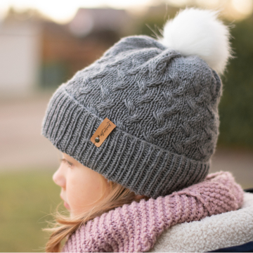 Patron tricot bonnet enfant pdf Hiekka Fräulein An, en allemand