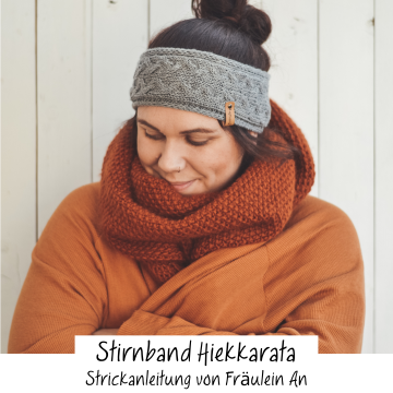 E-book brei-instructie Fräulein An Stirnband Hiekkarata, Duits