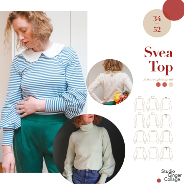 E-book Studio GingerCollage Svea Top Dames, Duits
