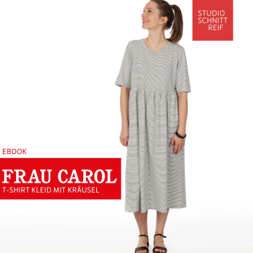 Patron robe femme pdf Mme Carol Studio Schnittreif, en francais