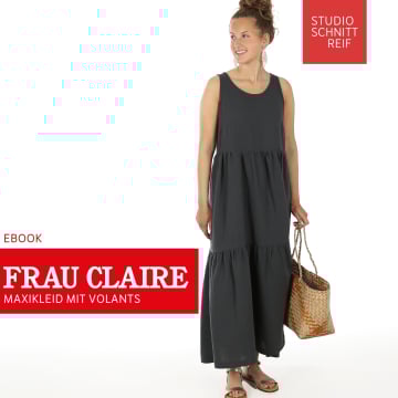 Patron robe femme pdf Mme Claire Studio, en allemand