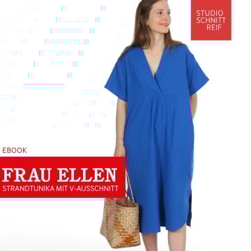 Patron robe/tunique femme pdf Mme Ellen Studio, en allemand