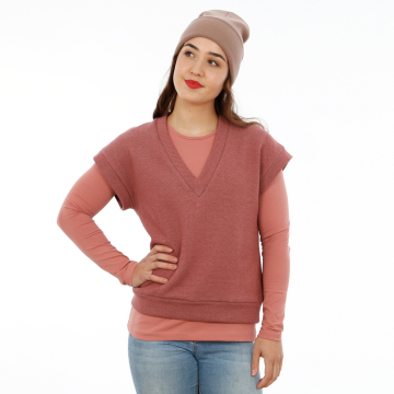 E-Book sweat ou pull plastron Studio Schnittreif Frau Ulli, en français