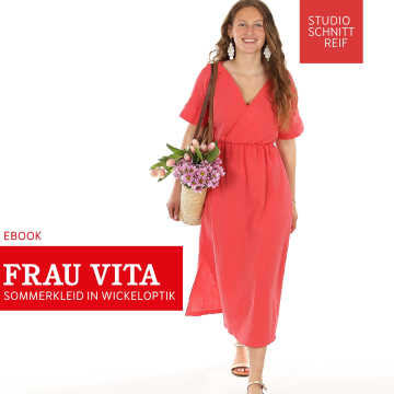 Patron robe femme pdf Mme Vita Studio, en francais