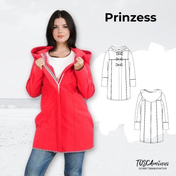 E-Book TOSCAminni Schnittmanufaktur Damenmantel Dufflecoat Prinzess