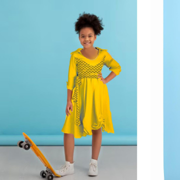 Patron robe enfant pdf Anastasia TOSCAminni Schnittmanufaktur, en français