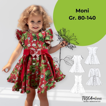 E-Book TOSCAminni Schnittmanufaktur Kinderkleid Moni Minni