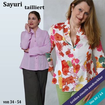 E-Book Unendlich Schön - Bluse Sayuri tailliert, duits