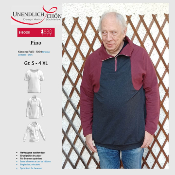 E-book Unendlich Schön - Herren Kimono Pulli- Shirt Pino, Duits