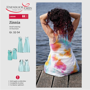 E-Book Unendlich Schön - Jurk/Tuniek/Top Racerbak Zinnia, duits