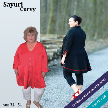 E-Book Unendlich Schön - Longbluse Sayuri Curvy, duits