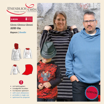E-book Unendlich Schön Add on Family Kombi Glenna-Glenn-Glenni Raglan Pulli, Duits