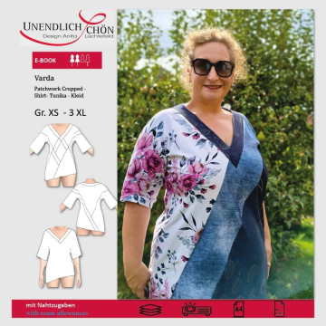 E-Book Unendlich Schön Patchwork Shirt Tunika Kleid Varda