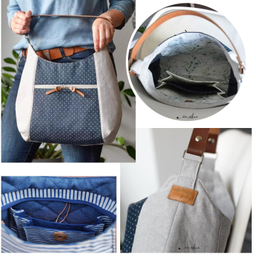 E-Book Unikati Hobo Bag Haya, en allemand