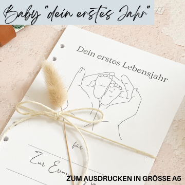 Ebook patron Agenda de liaison de bébé Unikati, en allemand