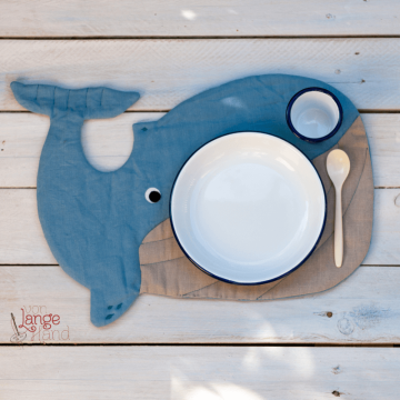 Ebook patron set de table baleine von Lange Hand, en allemand