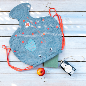 Patron sac de gymnastique poisson sole pdf von Lange Hand, en allemand