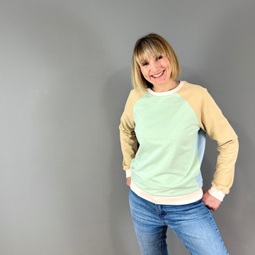 E-book Windschnittich Basic Raglan Sweatshirts, Duits