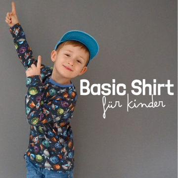 E-Book Windschnittich Basic-Shirt Kids