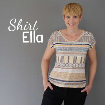 E-Book Windschnittich Damenshirt Ella, duits