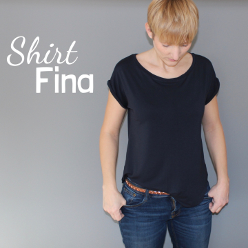 E-Book Windschnittich Damenshirt Fina, duits