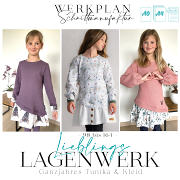 E-Book WPS - Werkplan Schnittmanufaktur Kinderkleid Sommer LagenWERK Maxi