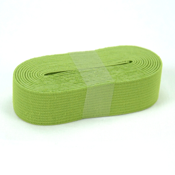 Elastiek 20 mm, 2 m lang, lime