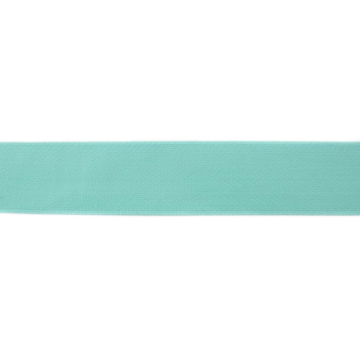 Ruban élastique uni, aqua