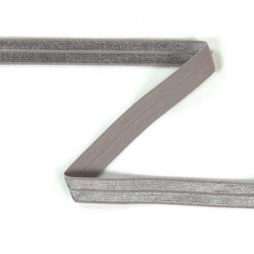 Elastisches Einfassband, hellgrau 15 mm