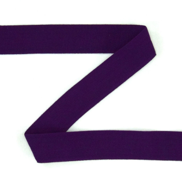 Biais couture élastique 2cm, mat, violet