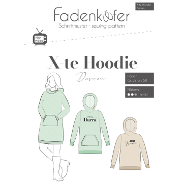 Patron sweat femme Fadenkäfer, en allemand