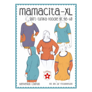 Farbenmix Mamacita XL tunic-shirt, paper pattern, Duits