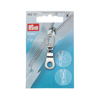 Fashion-Zipper Öse silber