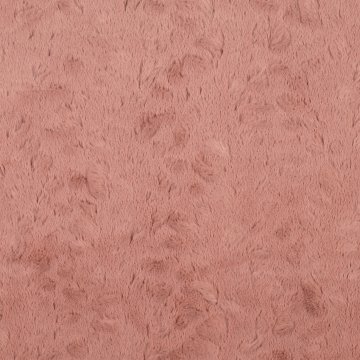 Tissu fausse fourrure Wave, vieux rose