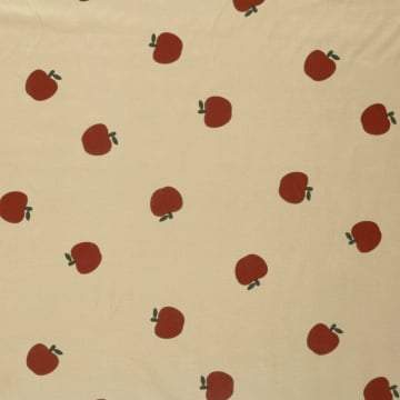 Fine Corduroy Apples, beige