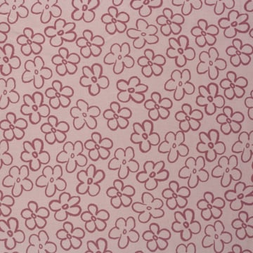 Fine Corduroy Flower Lines, pink