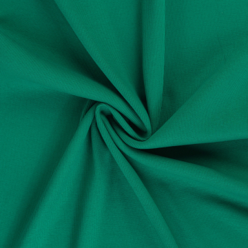 Boordstof, fijngeribd 45 cm, groen