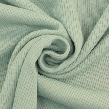 Fijne ribjersey Emma, pastelblauw